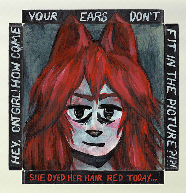 She Dyed Her Hair Red Today